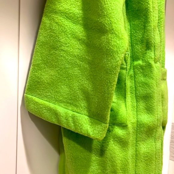 Brand New Mirko Bright Green Fleece Children’s Robe - Picture 6 of 8